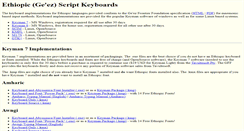 Desktop Screenshot of keyboards.ethiopic.org